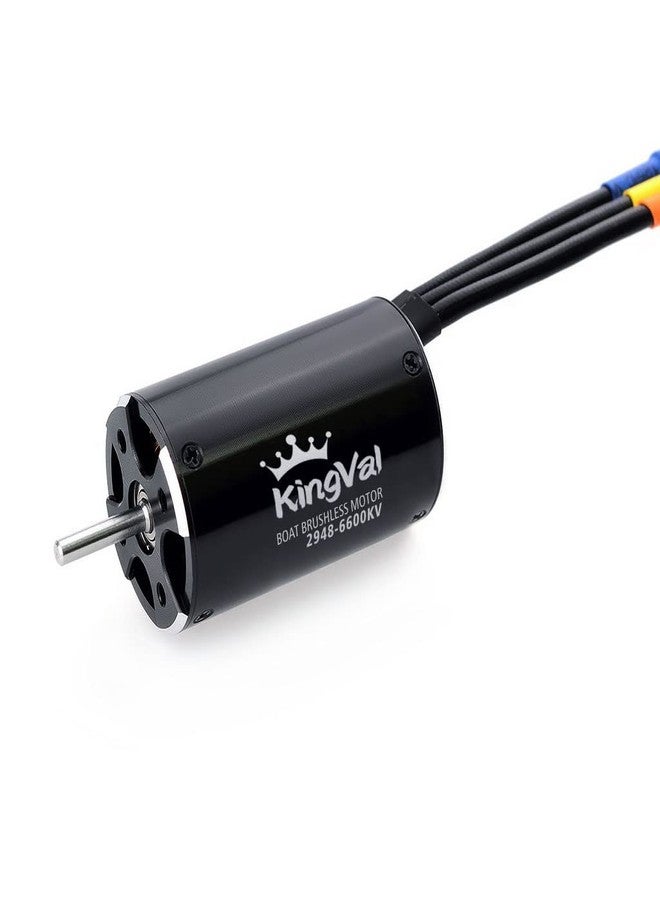 KingVal Replacement 2948 6600KV Brushless Motor Shaft 3.175mm with Water Cooling Jacket Compatible with RC Boat - Image 5